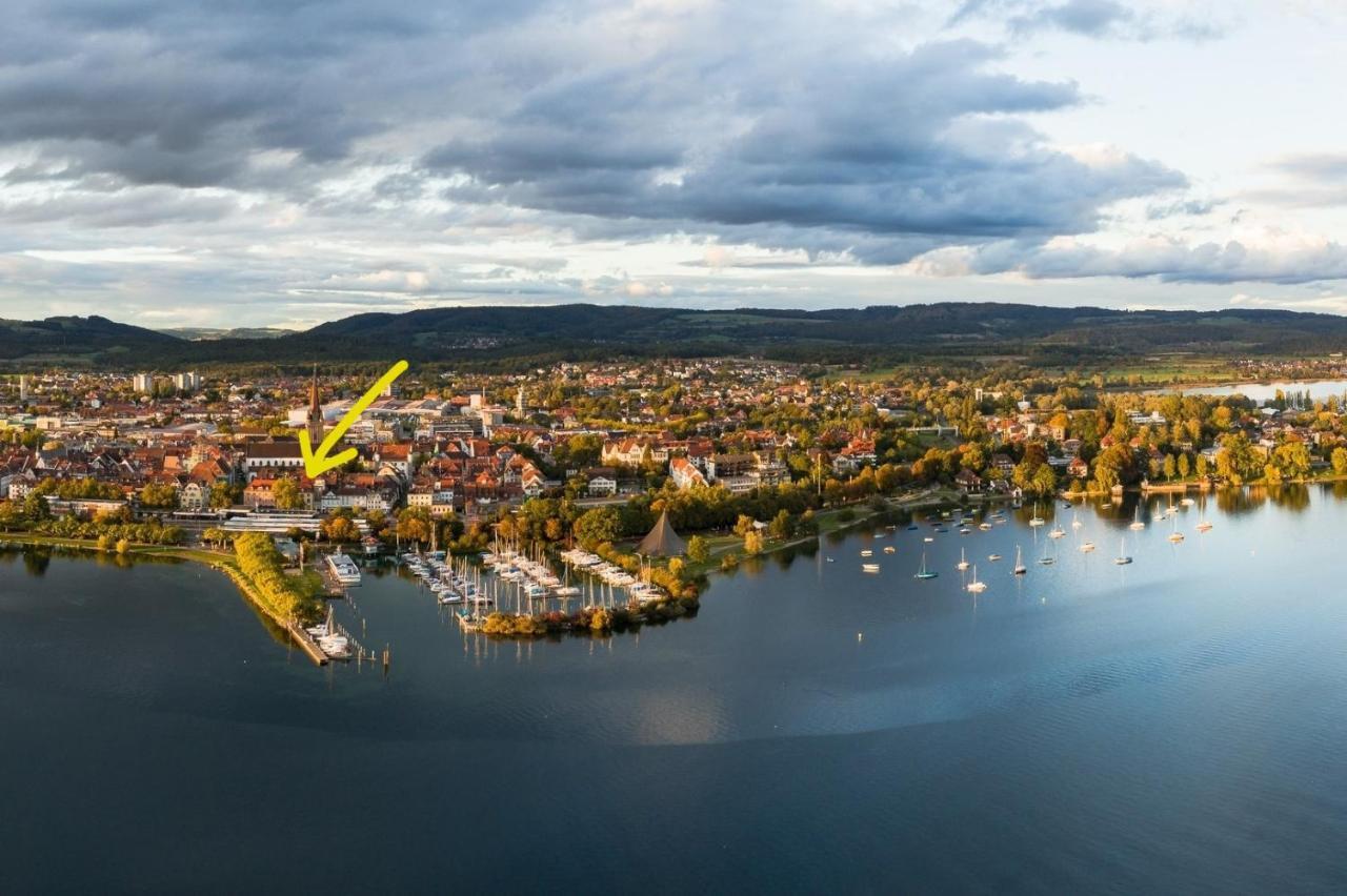 See- Und Altstadthaeusle - Alles Direkt Vor Der Haustuer - Bodenseeufer Natur Altstadt Bahnhof Bora-Sauna - Klein Und Super Zentral Zum See Oepnv Stadt Natur Etc - Appartement Historica Radolfzell am Bodensee Dış mekan fotoğraf